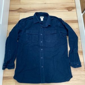 L.L. Bean - Men’s Chamois Shirt, Traditional Fit - 100% Cotton - Size L